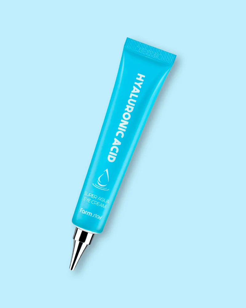 Крем для кожи вокруг глаз FarmStay Hyaluronic Acid Super Aqua Eye Cream увлажняющий, с гиалуроновой кислотой, 45 мл