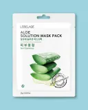 Тканевая маска для лица Lebelage Aloe Solution Mask, увлажняющая, с алоэ, 23 мл x 10 шт — фото 1