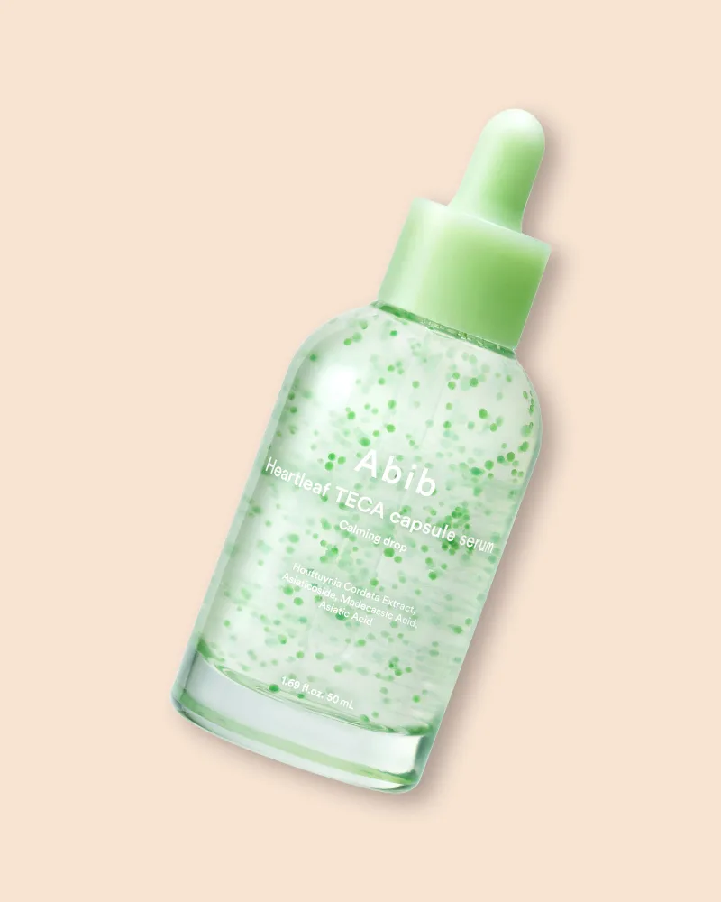 Сыворотка для лица Abib Heartleaf Teca Capsule Serum Calming Drop в капсулах, успокаивающая, 50 мл