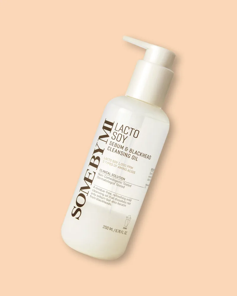 Гидрофильное масло Some By Mi Lactosoy Sebum & Blackhead Cleansing Oil, против себума и чёрных точек, 200 мл