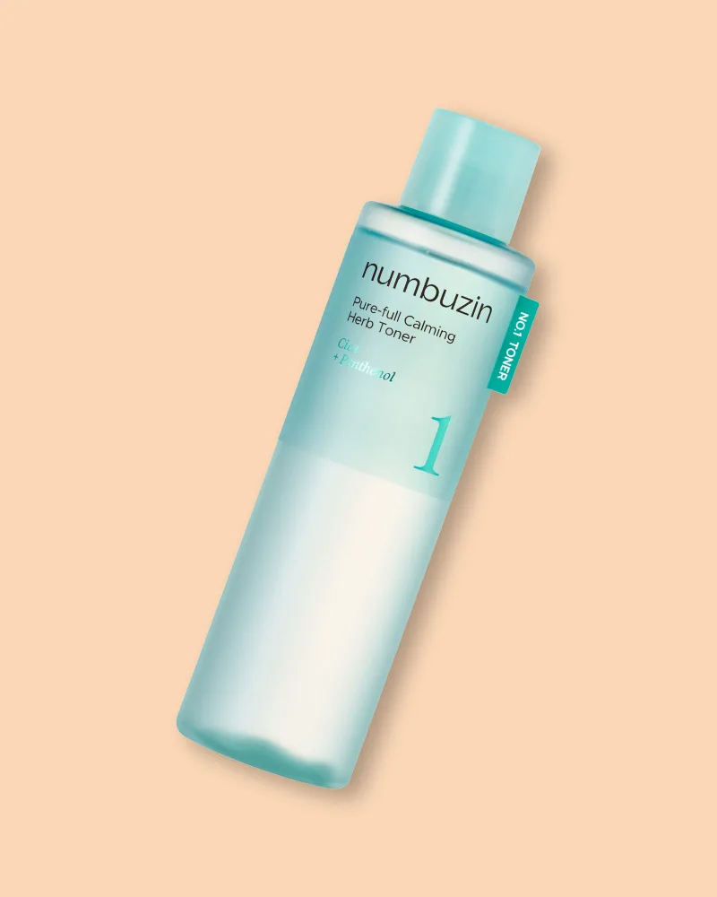 Тонер для лица Numbuzin No.1 Pure-Full Calming Herb Toner успокаивающий, с растительными экстрактами, 300 мл