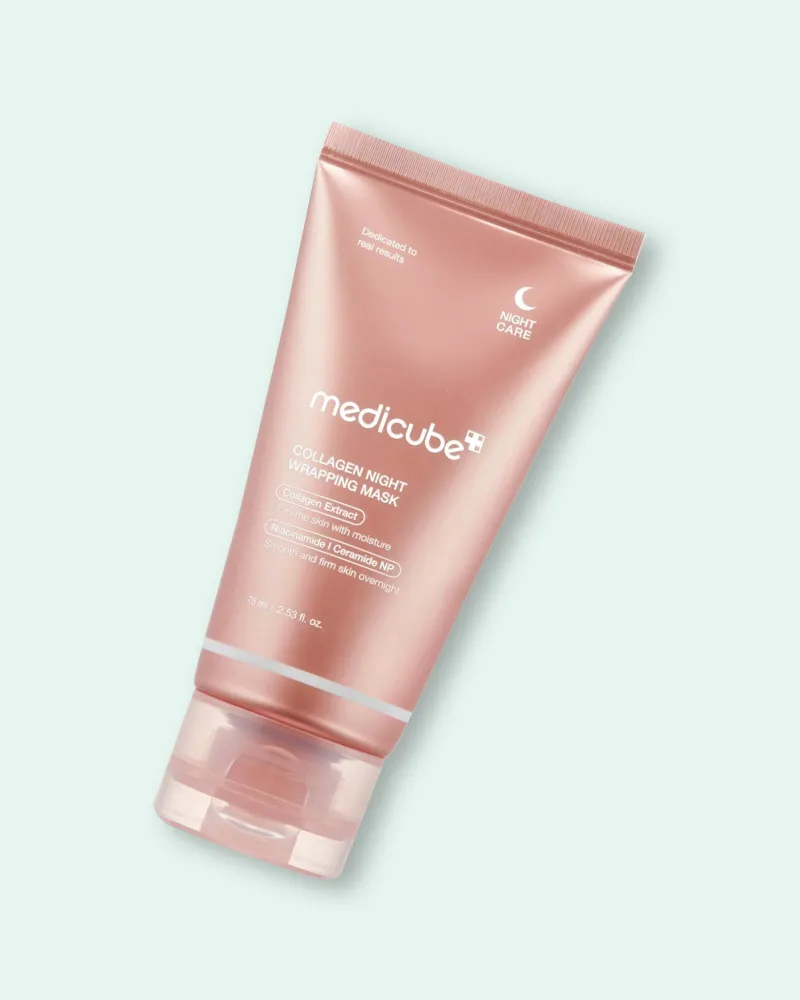 Ночная маска для лица Medicube Collagen Night Wrapping Mask, повышает упругость, 75 мл
