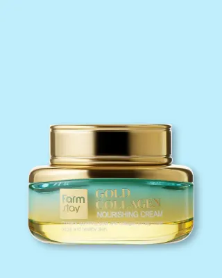 Крем для лица FarmStay Gold Collagen Nourishing Cream питательный, с коллагеном, 55 мл