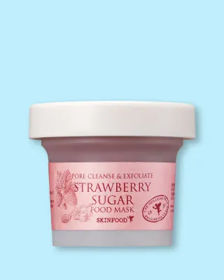 Маска-пилинг для лица Skinfood Strawberry Sugar Food Mask, с чёрным сахаром и клубникой, 120 г