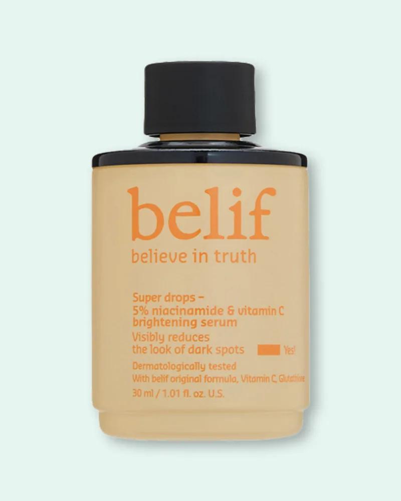 Сыворотка для лица Belif Super Drops 5% Niacinamide & Vitamin C Brightening Serum осветляющая, 30 мл