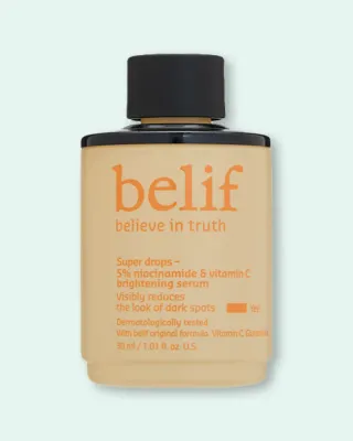 Сыворотка для лица Belif Super Drops 5% Niacinamide & Vitamin C Brightening Serum осветляющая, 30 мл