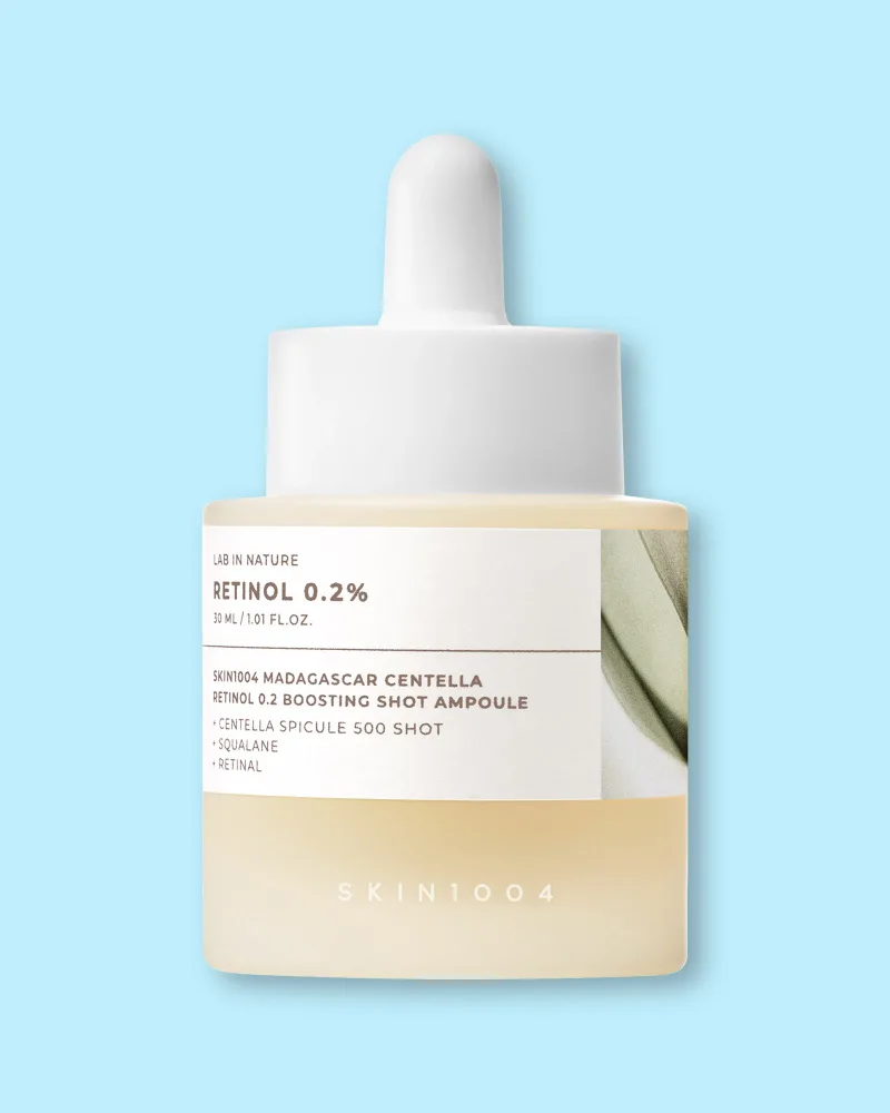 Ампула для лица Skin1004 Madagascar Centella Retinol 0.2 Boosting Shot Ampoule, с ретинолом и центеллой, 30 мл