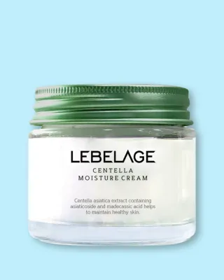 Крем для лица Lebelage Centella Moisture Cream увлажняющий, с центеллой, для сухой и раздражённой кожи, 70 мл