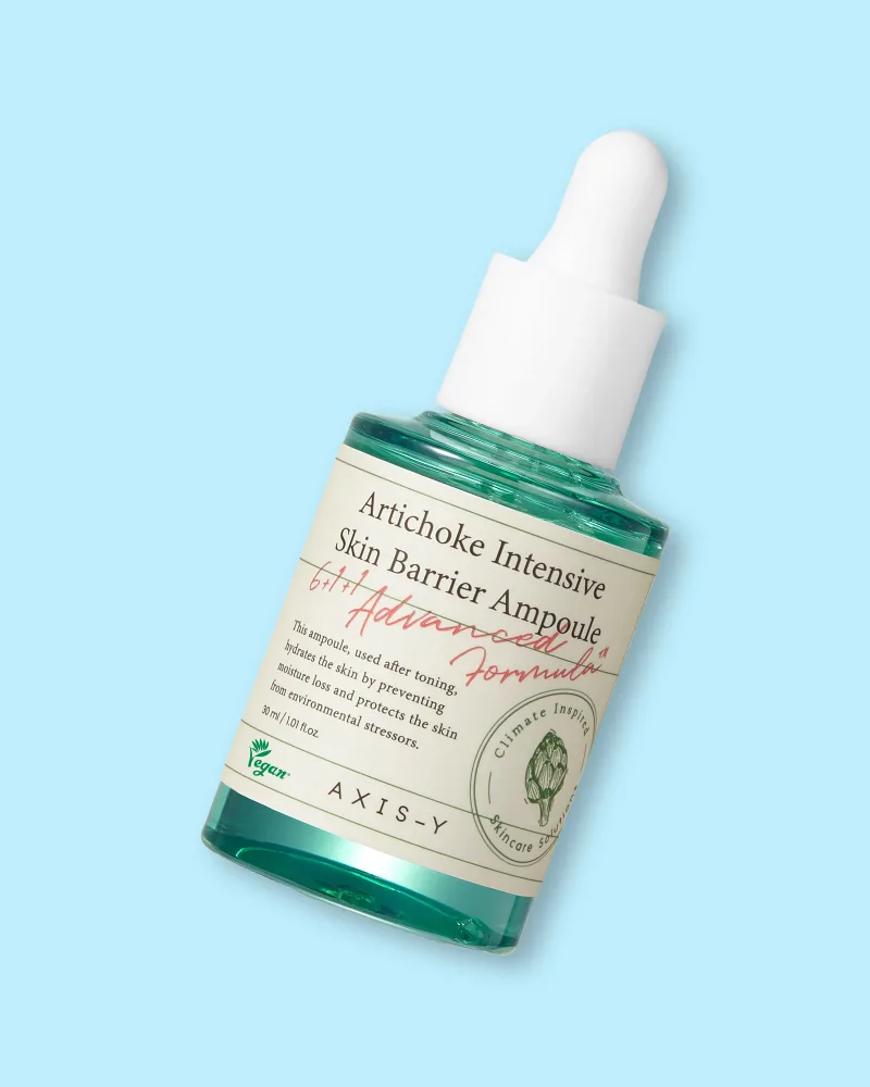 Ампула для лица Axis-Y Artichoke Intensive Skin Barrier Ampoule успокаивающая, для жирной кожи, склонной к высыпаниям, 30 мл