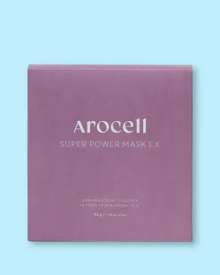 Гелевая маска для лица Arocell Super Power Mask Ex для сияния, 42 г x 4 шт