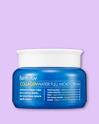 Крем для лица FarmStay Collagen Water Full Moist Cream увлажняющий, с коллагеном, 100 г