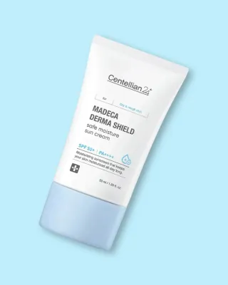 Солнцезащитный крем для лица Centellian24 Madeca Derma Shield Safe Moisture Sun Cream SPF 50+ PA+++, увлажняющий, 50 мл
