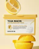 Тканевые маски для лица Some By Mi Yuja Niacin Anti-Blemish Daily Mask, с ниацинамидом, против пигментных пятен, 30 шт — фото 4