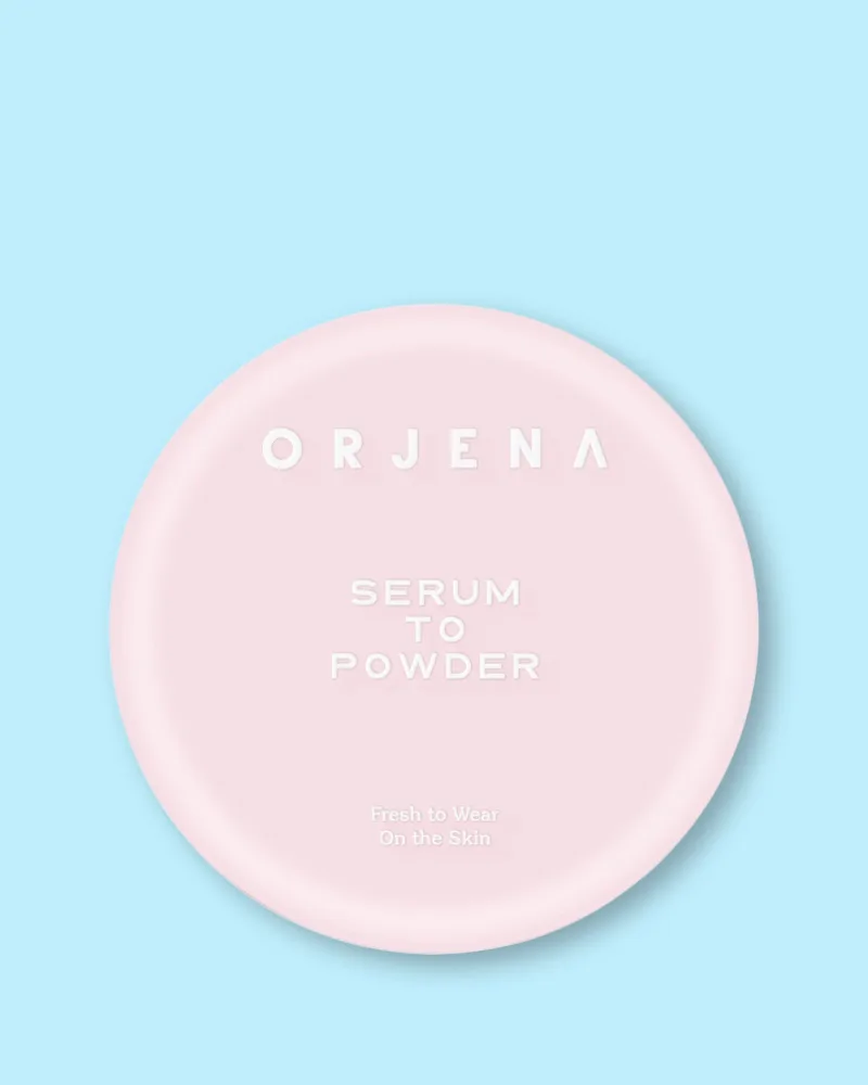Тональный кушон-сыворотка Orjena Serum To Powder Cushion N23 Nude, выравнивающий тон