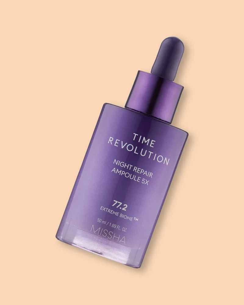Ночная сыворотка для лица Missha Time Revolution Night Repair Ampoule 5X, восстанавливающая, 50 мл