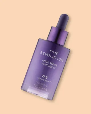 Ночная сыворотка для лица Missha Time Revolution Night Repair Ampoule 5X, восстанавливающая, 50 мл