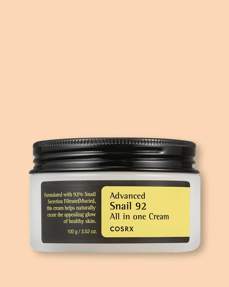 Крем для лица COSRX Advanced Snail 92 All In One Cream, с муцином улитки, увлажняющий, в банке, 100 г