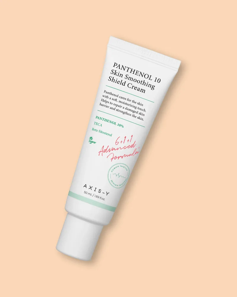 Крем для лица AXIS-Y Panthenol 10 Skin Smoothing Shield Cream восстанавливающий, с пантенолом, 50 мл