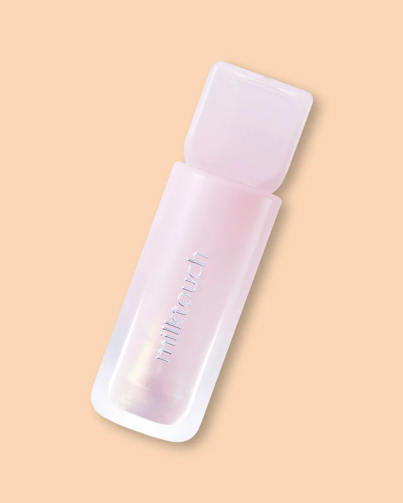 Блеск для губ Milk Touch Dew Stain Sheer Aurora Gloss с эффектом объёма, оттенок 02 Baby Dew