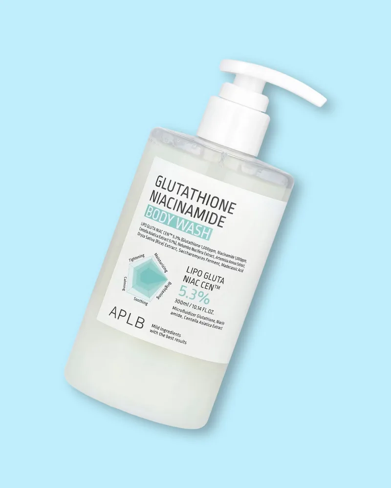 Гель для душа APLB Glutathione Niacinamide Body Wash, очищающий