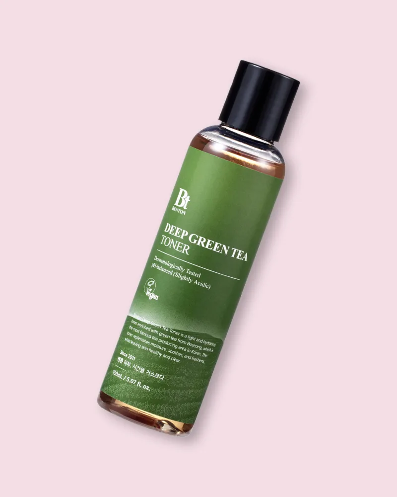 Тоник для лица Benton Deep Green Tea Toner нормализующий, с зелёным чаем, 150 мл