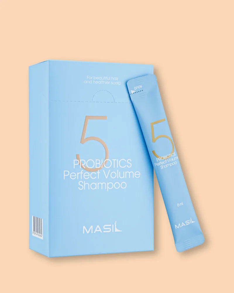 Шампунь Masil 5 Probiotics Perfect Volume для объёма, с пробиотиками, 20 × 8 мл
