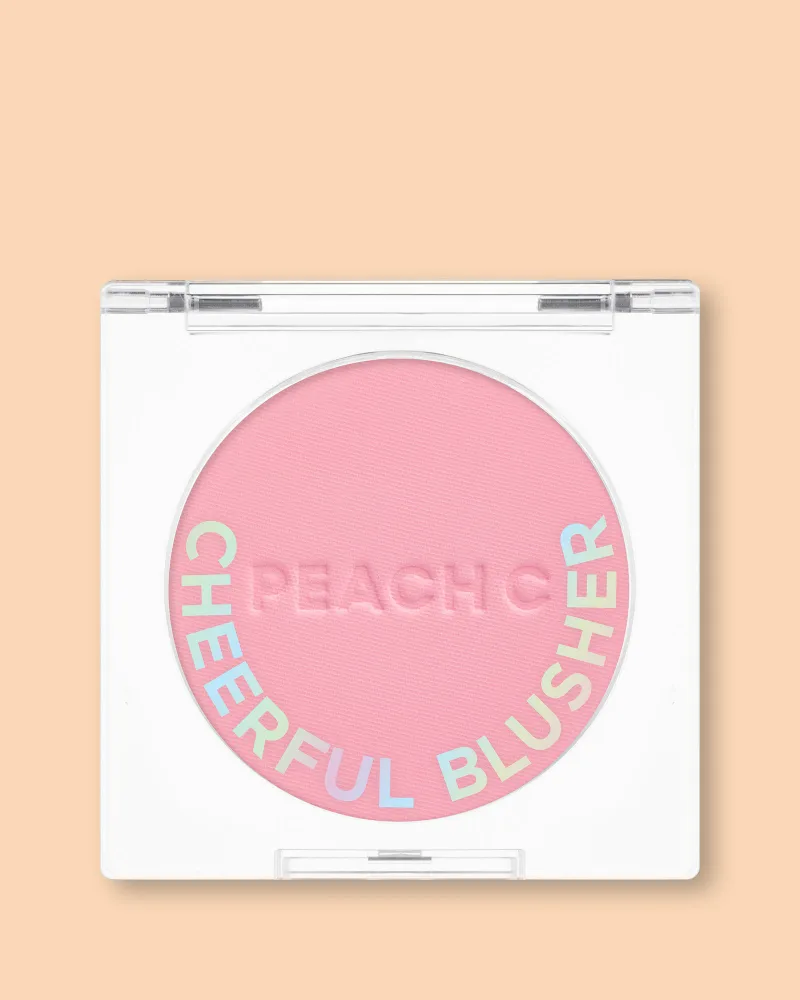 Румяна Peach C Cheerful Blusher с естественным оттенком, оттенок 01 Lycheeful