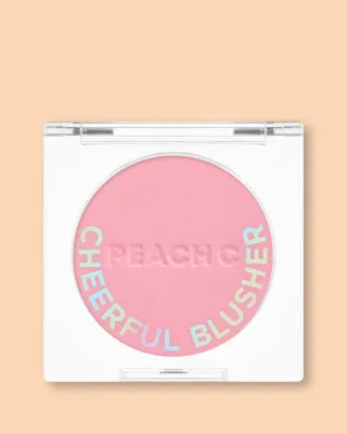 Румяна Peach C Cheerful Blusher с естественным оттенком, оттенок 01 Lycheeful