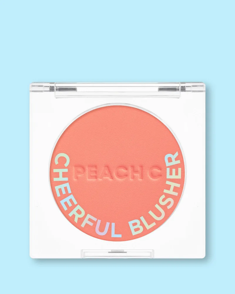 Румяна Peach C Cheerful Blusher с естественным оттенком, оттенок 02 Peachful