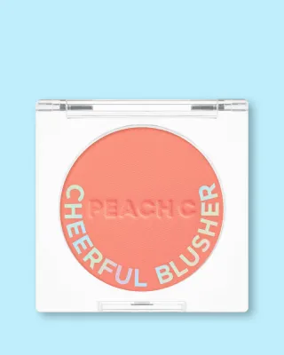 Румяна Peach C Cheerful Blusher с естественным оттенком, оттенок 02 Peachful