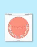 Румяна Peach C Cheerful Blusher с естественным оттенком, оттенок 02 Peachful — фото 1