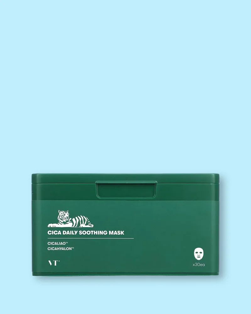 Тканевая маска для лица VT Cosmetics Cica Daily Soothing Mask, с центеллой, успокаивающая