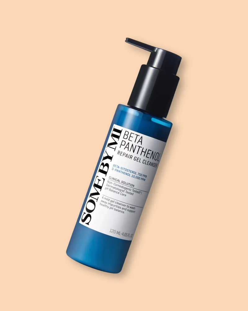 Гель для умывания Some By Mi Beta Panthenol Repair Gel Cleanser, с пантенолом, для сухой и чувствительной кожи, 120 мл