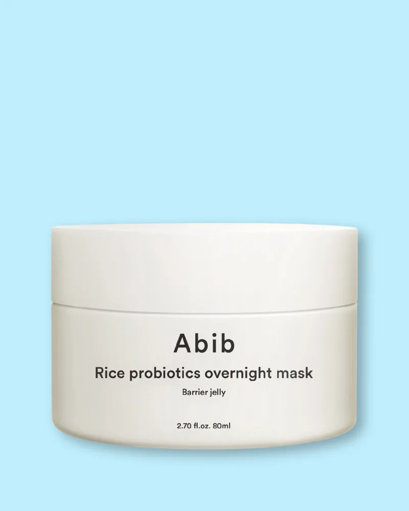 Ночная маска для лица Abib Rice Probiotics Overnight Mask Barrier Jelly гелевая, с рисом и пробиотиками, 80 мл
