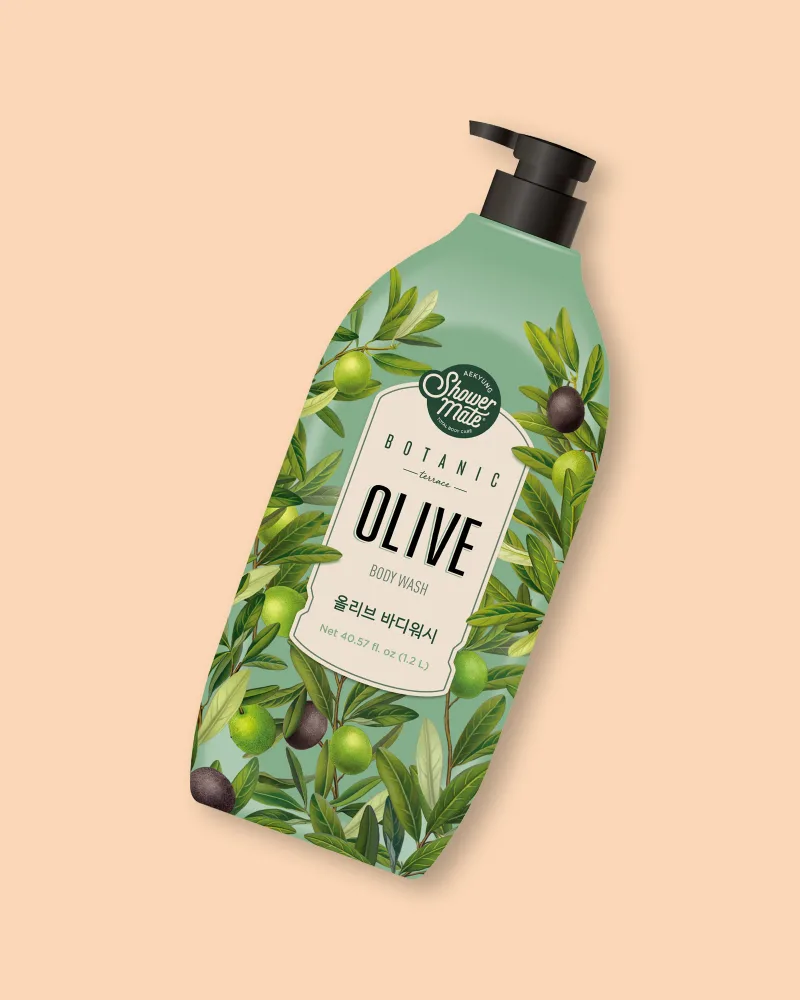Гель для душа Shower Mate Botanic Terrace Olive Body Wash, олива