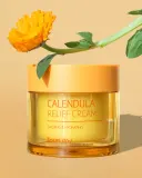 Крем для лица FarmStay Calendula Relief Cream успокаивающий, с календулой, для чувствительной и сухой кожи, 80 мл — фото 6