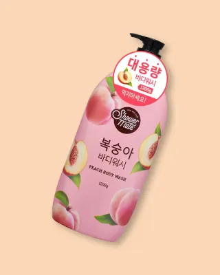 Гель для душа Shower Mate Natural Peach Body Wash, персик, увлажняющий