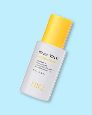 Сыворотка для лица UIQ Biome Vita C Dark Spot Serum, осветляющая, с витамином C, для тусклой кожи, 30 мл