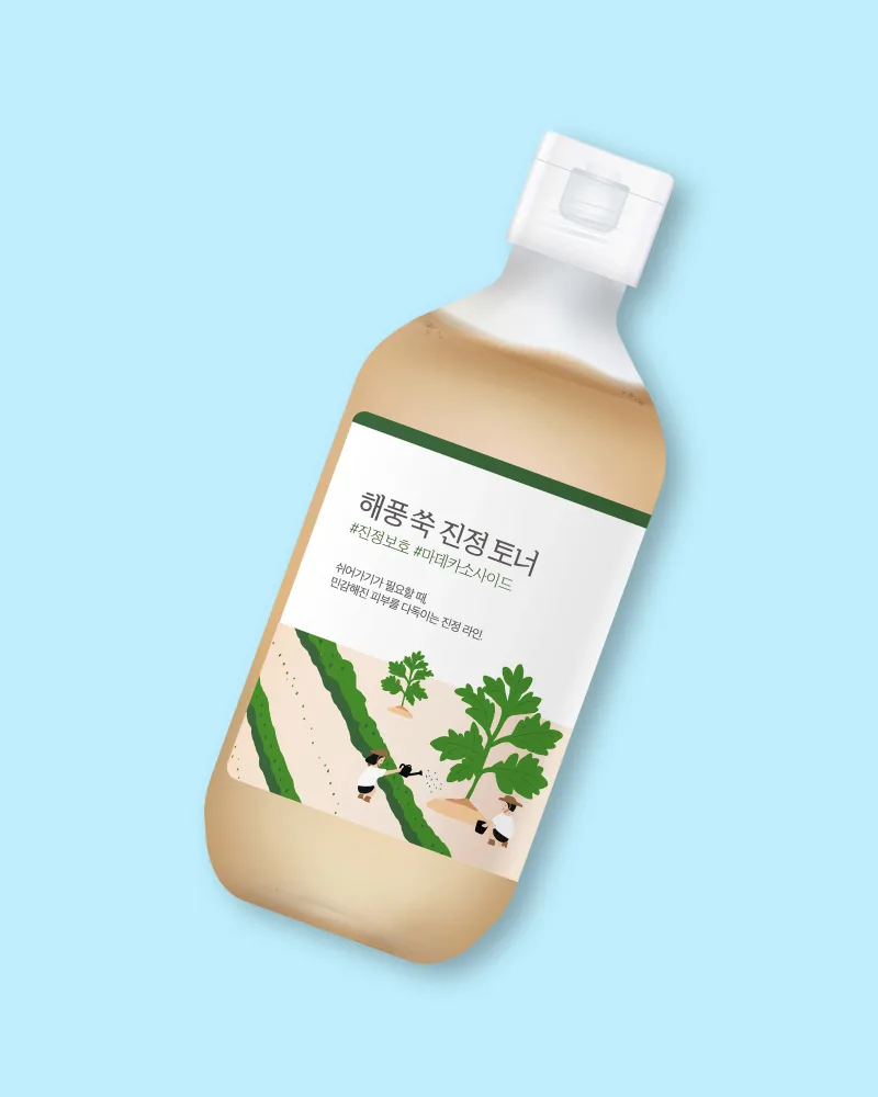 Тонер для лица Round Lab Mugwort Toner успокаивающий, с полынью, 300 мл