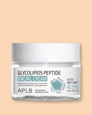 Крем для лица APLB Glycolipids Peptide Facial Cream с гликолипидами и пептидами, 55 мл