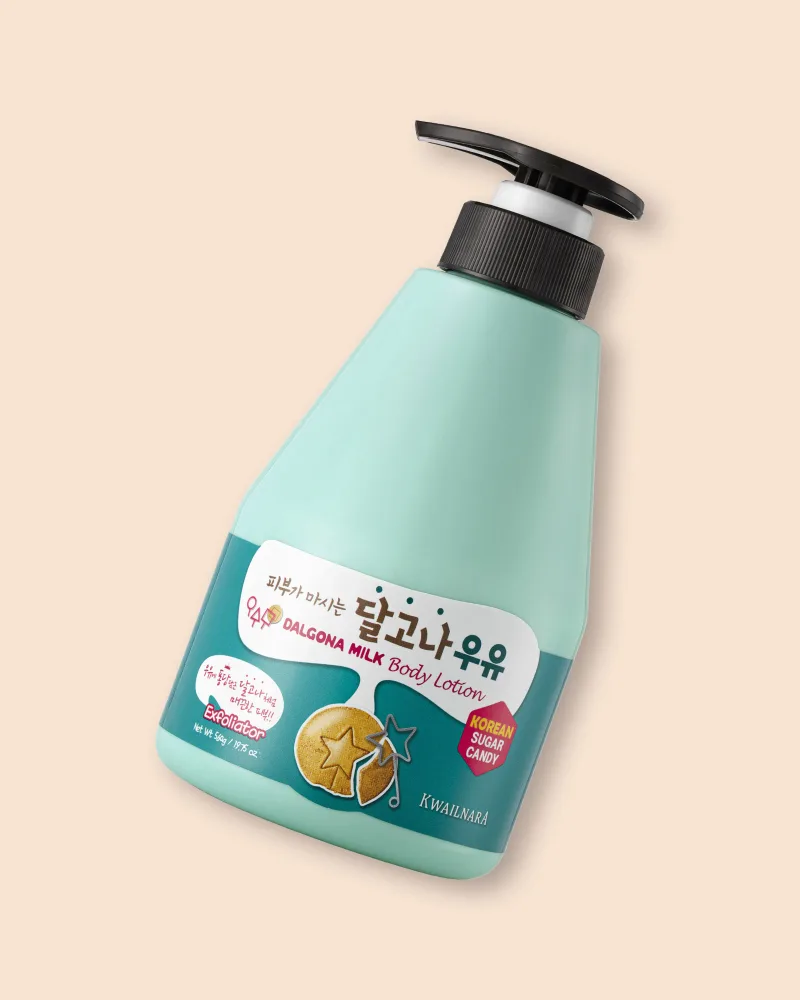 Лосьон для тела Kwailnara Dalgona Milk Body Lotion, увлажняющий, сахарная карамель