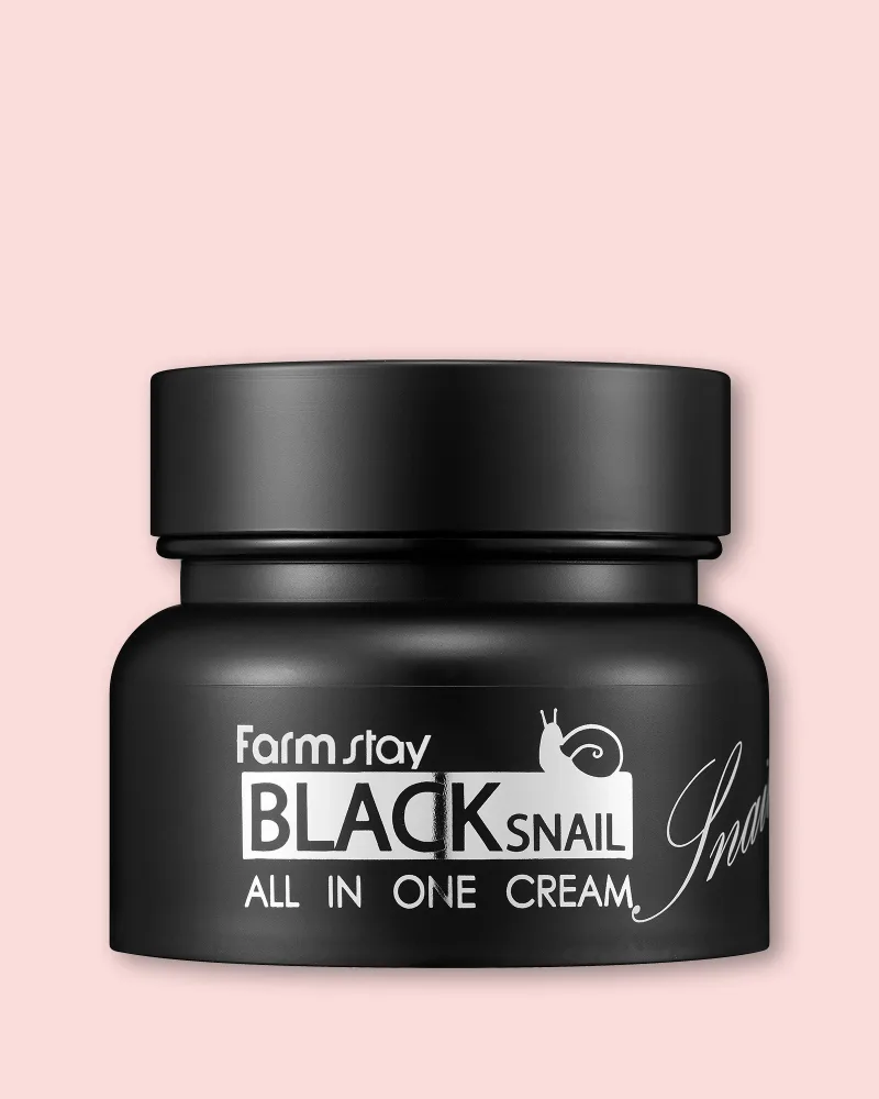 Крем для лица FarmStay Black Snail All-In-One Cream увлажняющий, с муцином черной улитки, 100 мл
