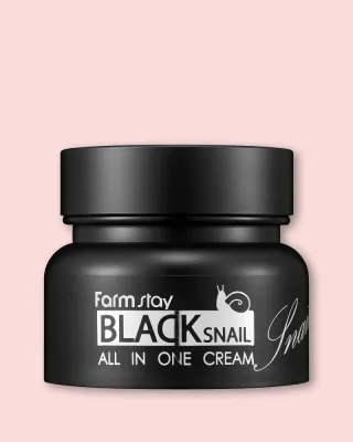 Крем для лица FarmStay Black Snail All-In-One Cream увлажняющий, с муцином черной улитки, 100 мл