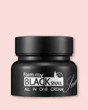 Крем для лица FarmStay Black Snail All-In-One Cream увлажняющий, с муцином черной улитки, 100 мл — фото 1