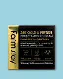 Крем для лица FarmStay 24K Gold & Peptide Perfect Ampoule Cream против морщин, с золотом и пептидами, 80 мл — фото 5