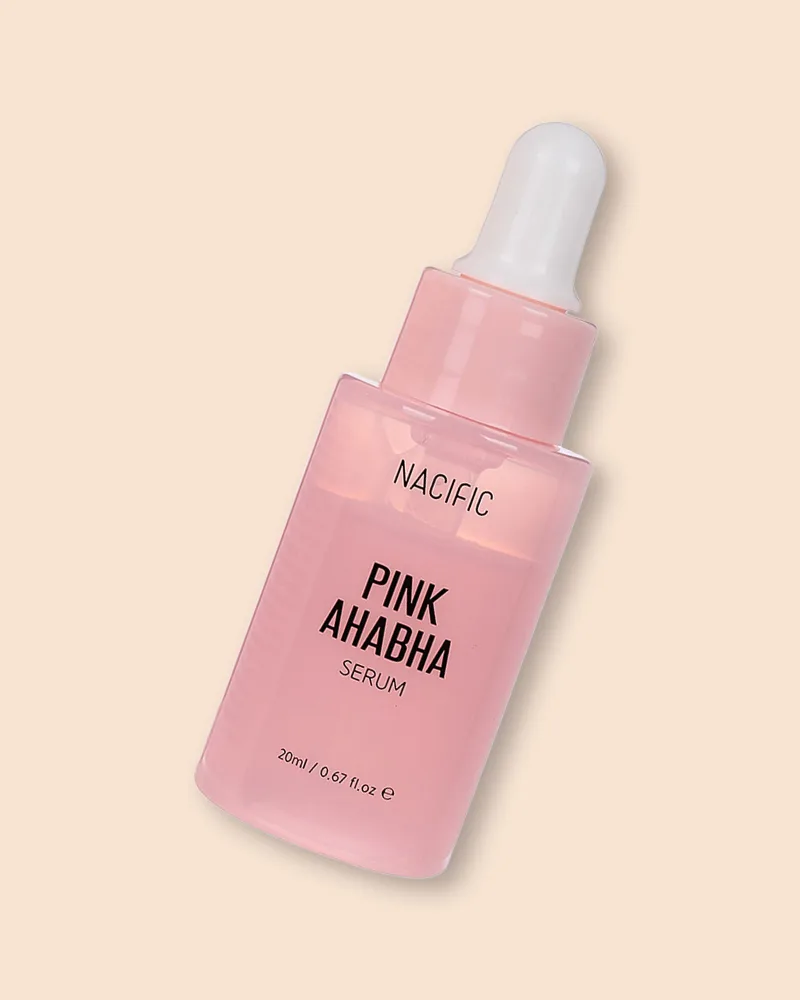 Сыворотка для лица Nacific Pink AHA BHA Serum, увлажняющая, восстанавливающая, 20 мл