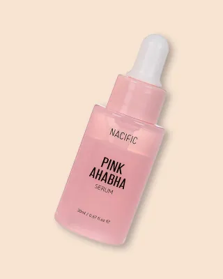 Сыворотка для лица Nacific Pink AHA BHA Serum, увлажняющая, восстанавливающая, 20 мл