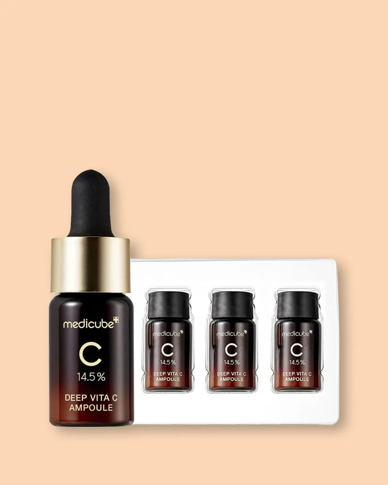 Ампулы для лица Medicube Deep Vita C Ampoule 2.0, осветляющие, выравнивают тон, 10 г x 3 шт