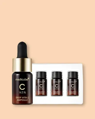Ампулы для лица Medicube Deep Vita C Ampoule 2.0, осветляющие, выравнивают тон, 10 г x 3 шт