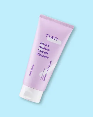 Гель для умывания Tiam Snail & Azulene Low pH Cleanser, с муцином улитки и азуленом, 200 мл
